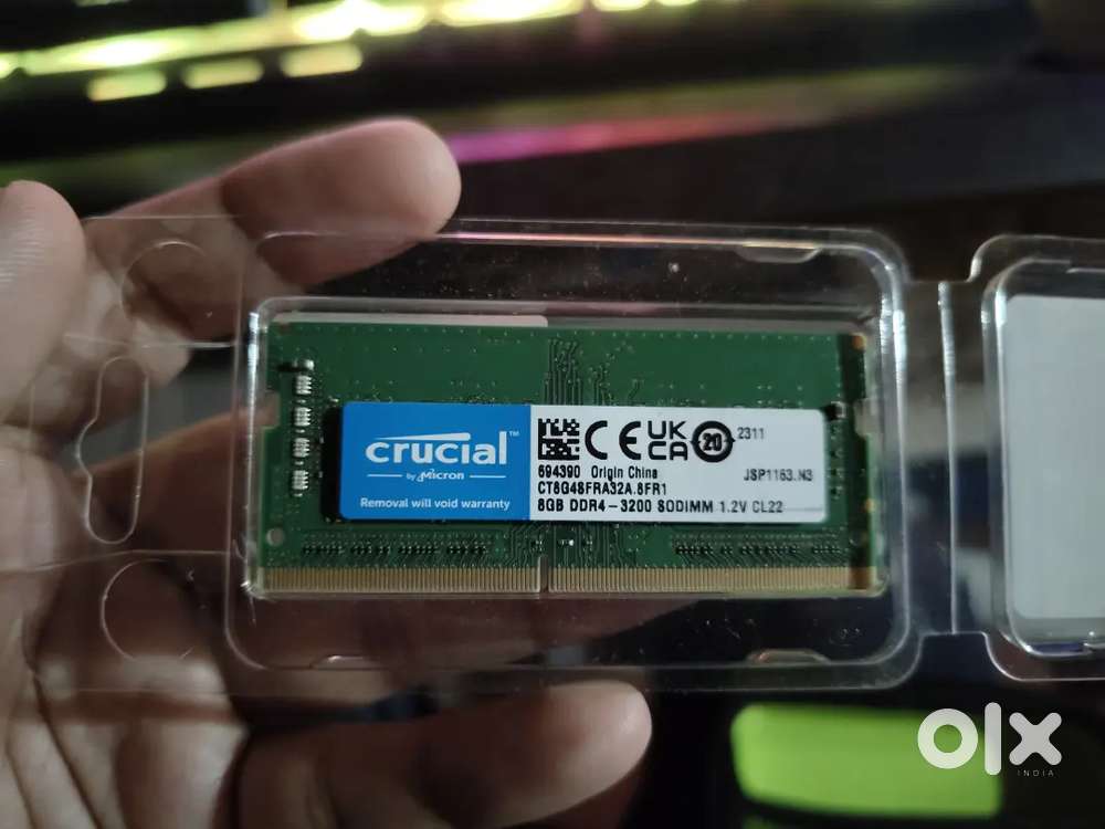 Crucial 8gb ddr4 Laptop RAM CL22 SODIMM