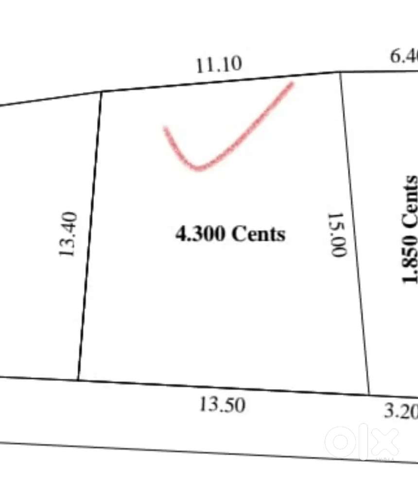4.3 Cents Residential Plot