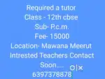 Required a tutor