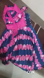 One piece gown and lehanga