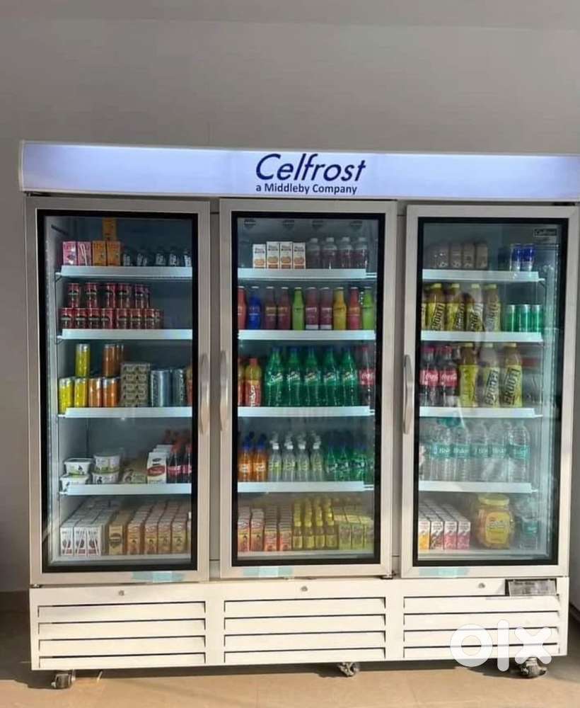 Celfrost commercial 3 door vertical freezer for sale.