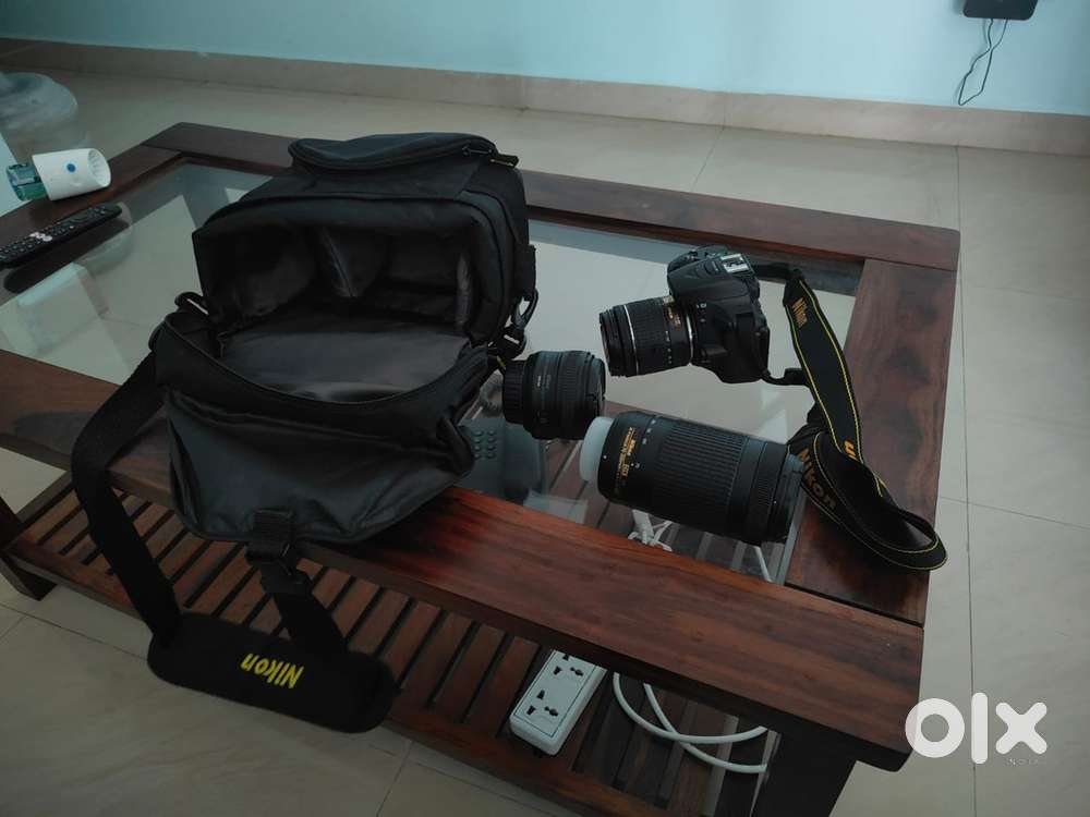 Very less used Nikon d5600 with a shutter count of 2337
