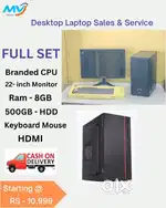 Same day delivery Full Set Branded Cpu Monitor Keyboard Mouse Ram