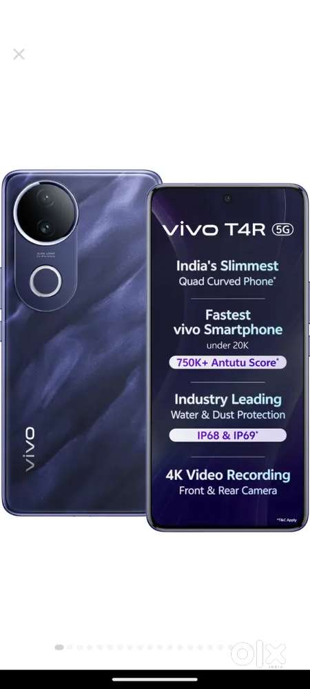 Vivi T4 R,12 gb ram, 256 memory, one month,New mobile