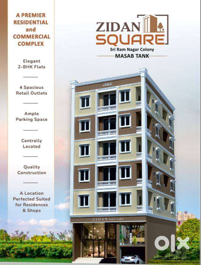 2BHK- 900sft- Flats for Sale at Masab Tank- @Monthly EMI Book Now