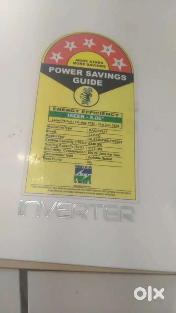 LLOYD AC 2 TON CRYSTAL CLEAR CONDITION ONLY 5 MONTHS OLD