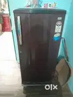 Maroon fridge