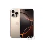 Iphone 16 pro 128 gb , desert titanium BBD sale ka hai