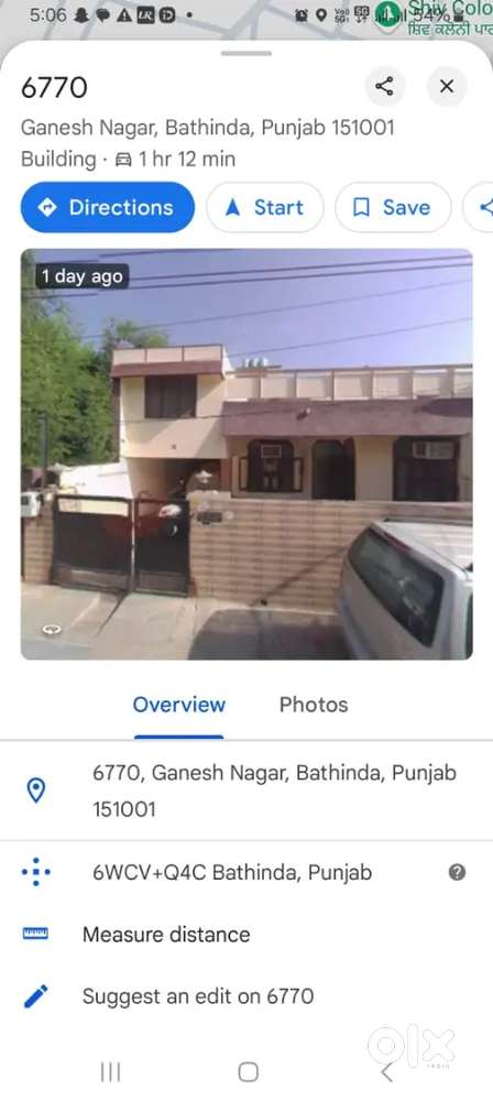 Ganesh ngrGround floor two rooms set with separate electric connection