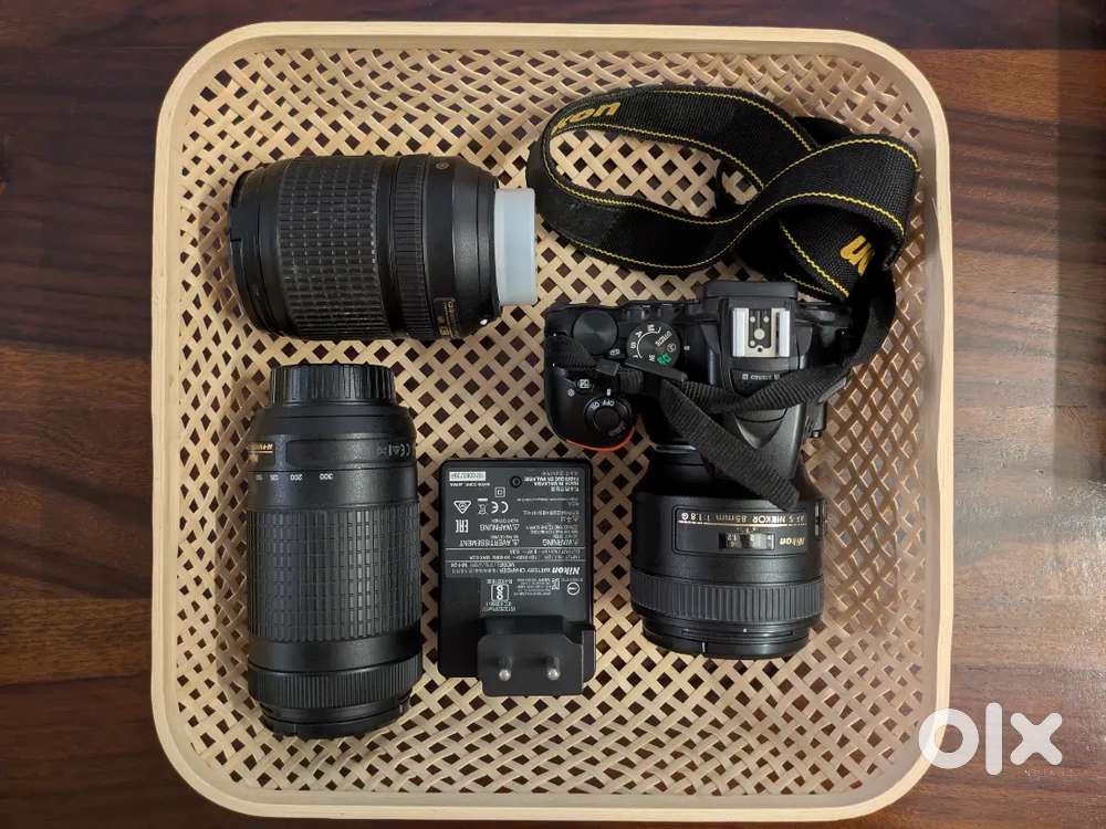 Nikon D5600 with multiple lenses