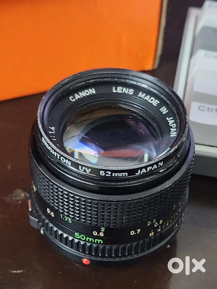Canon n FD 50mm 1.4 Cinema Lens - vintage lens