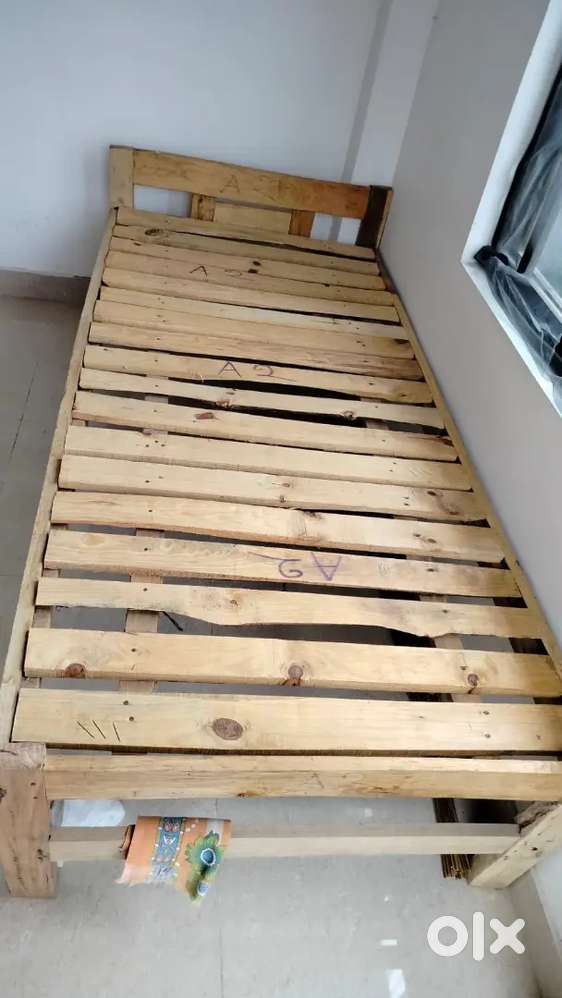 Wooden bed