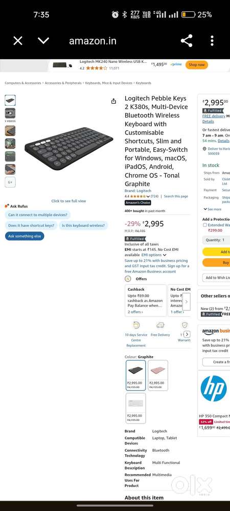 Logitech Keyboard Brand new