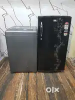 *4*Whirlpool washing machine & Videocon flower model refrigerator*4*