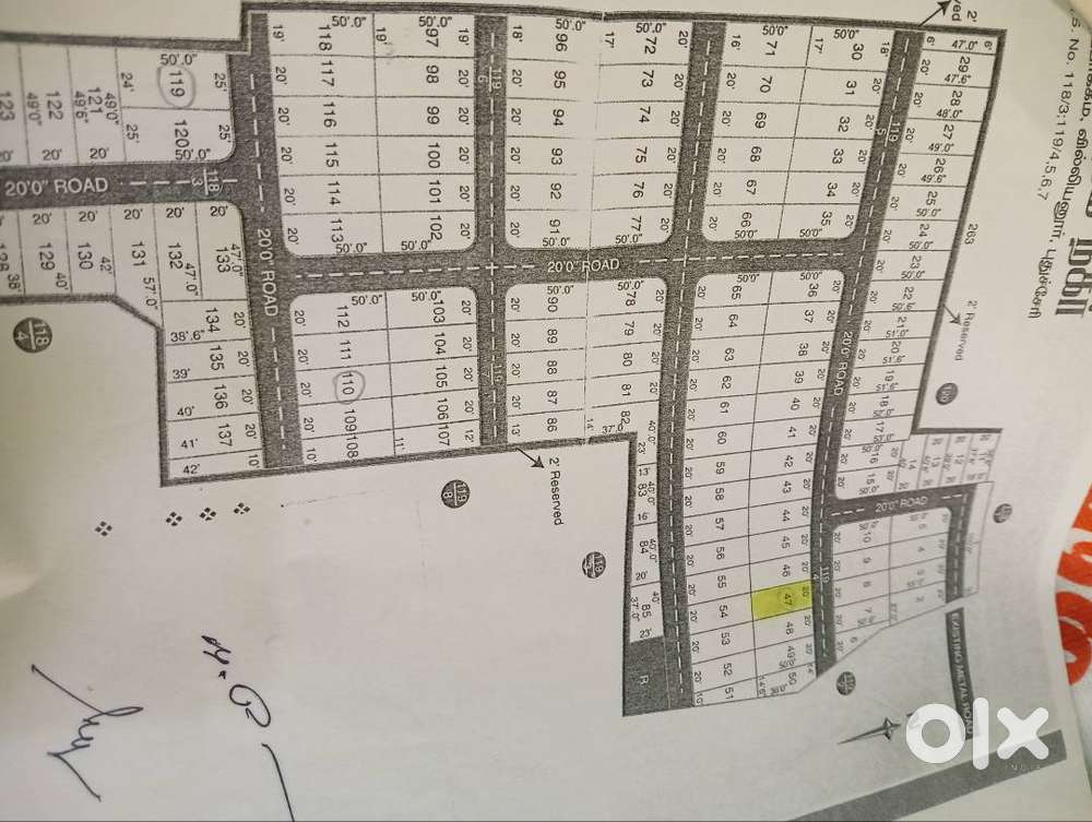 Plat sale in villianur Kudapakkam