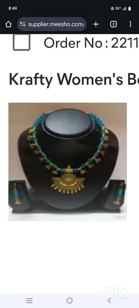 Imitation jewellery making job