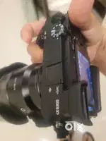 Sony a6300 body + lens 18-105mm + sony 35mm f1.8 oss + sony 55-210mm