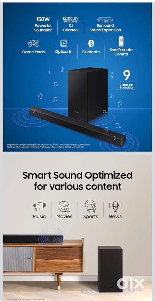Samsung sound bar 2.1