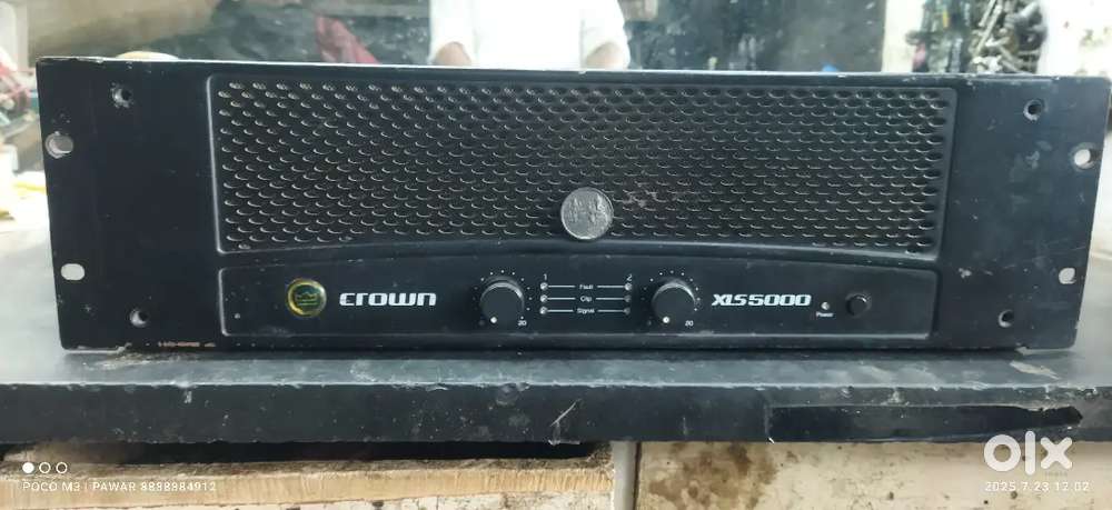 Amplifier crowm xls 5000