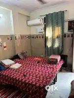 1 BHK Semi-furnished with Double bed