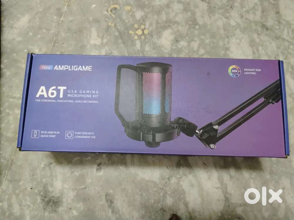 FIFINE AmpliGame A6T USB Gaming Microphone Kit.