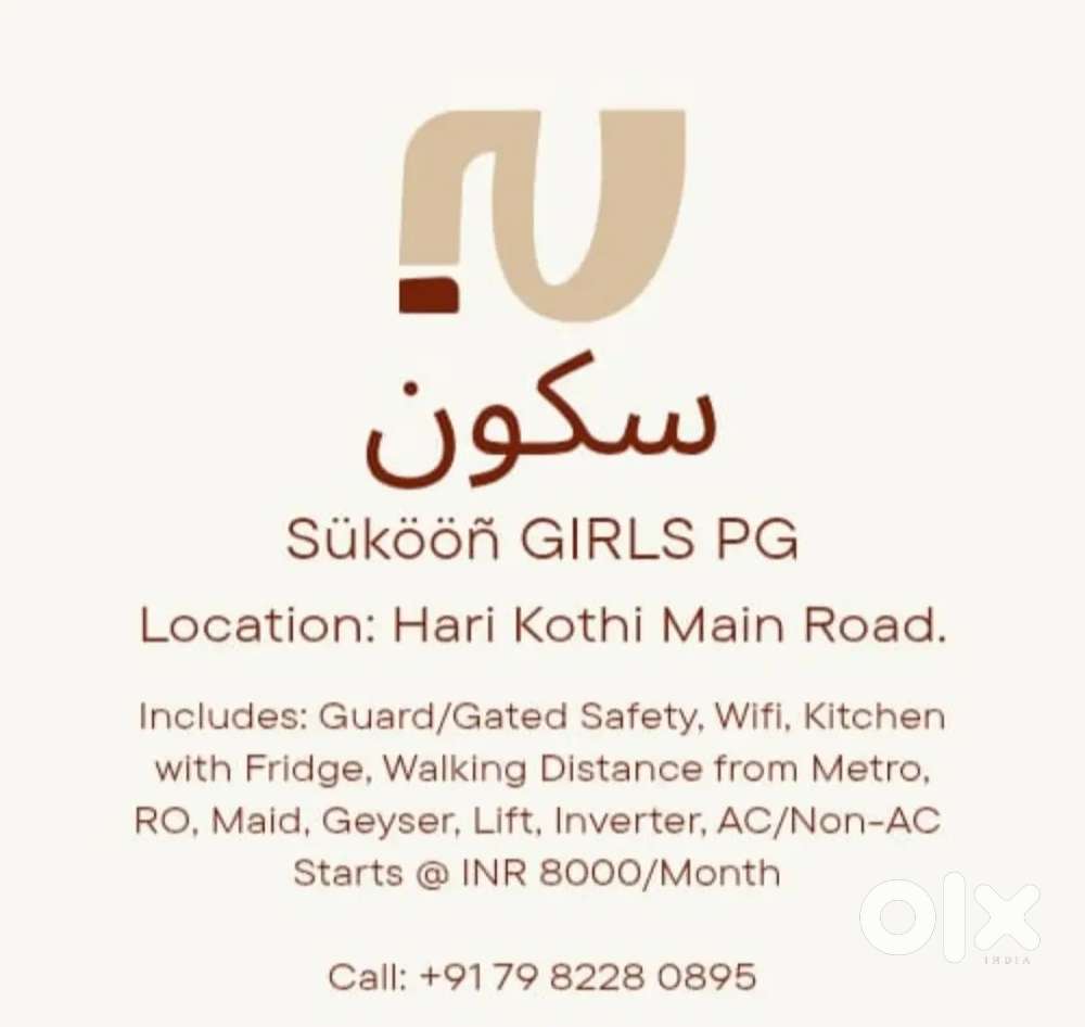 Secure and safe PG for girls and working professional