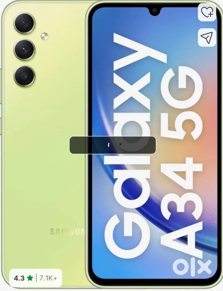 Samsung a34 5g 8,256