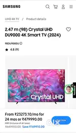 SAMSUNG 98”inch LED