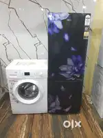 Haier latest flower model refrigerator & IFB automatic washing machine
