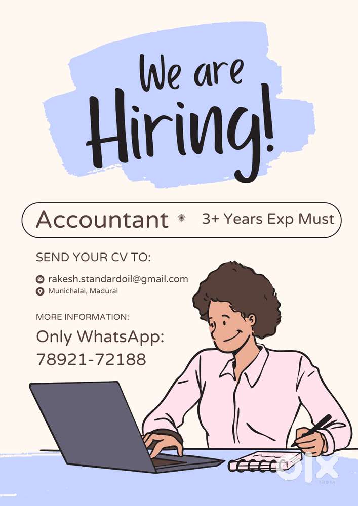 Hiring Experienced Accountant - 3+ Years Minimum
