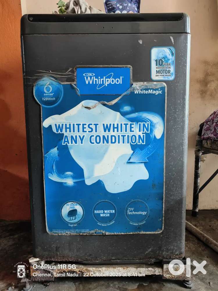 Whirlpool white magic royal 6.5Kg - Top load