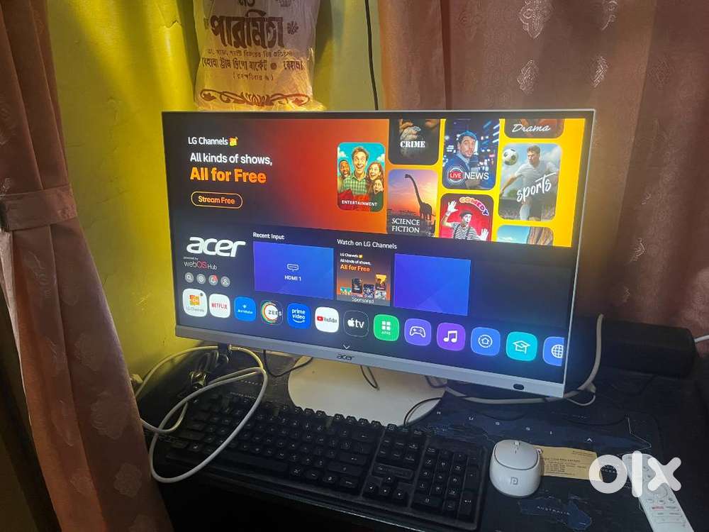 7 months old Acer RS272 W 27 Inch Smart Full HD IPS Backit LED Monitor