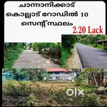 Land for sale in Channanikkad kollad road