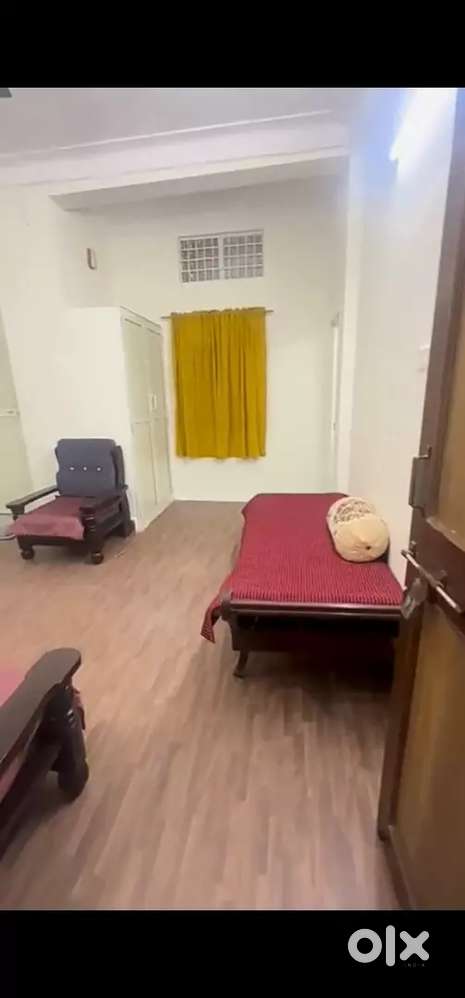 1bhk furnished house portion near prabhat petrol pump