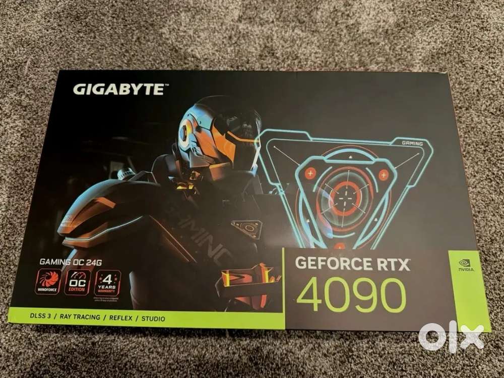 Used Gigabyte RTX 4090 OC 24GB GDDR6X Gaming Graphics Card.