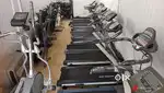 Treadmill massager rowing machine
