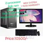 NEW  COMPUTER DESKTOP  NEW SYSTEM 1 YEAR Warranty