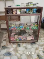 Shop counter shop rack