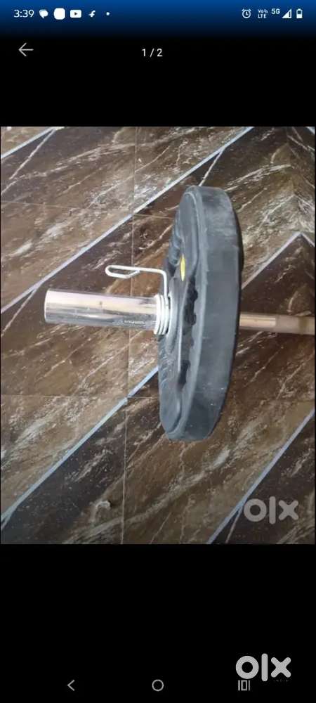 Olympic bar with 20kg weight for sale