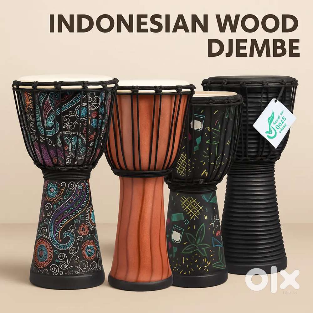 DJEMBE  DARBUKA , INDONESIAN WOOD