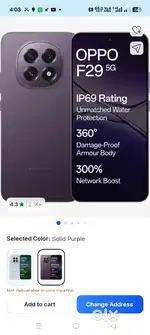 Oppo f29 new mobile 5 months