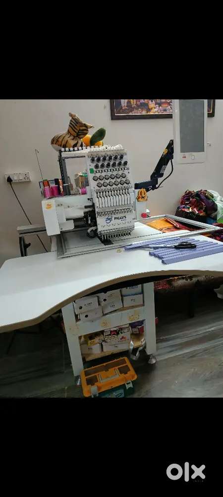 Pallu computer embroidery machine for sale