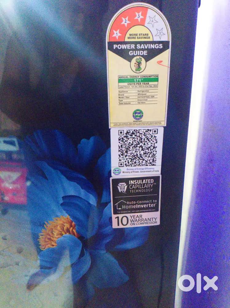 Whirlpool new condition 192 litre