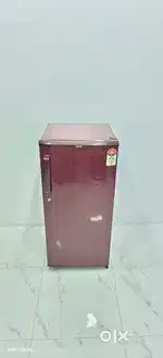 Godrej single door maroon colour 5star fridge with inbuilt stabilizer