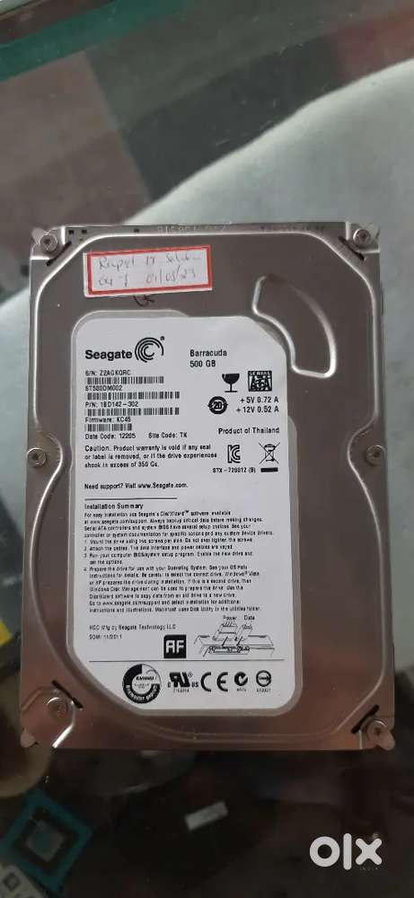 Laptop and desktop hardisk