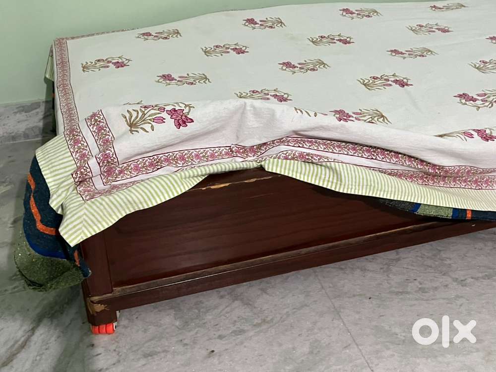 Wooden bed