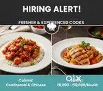 Continental cook ,chinese cook