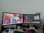 Samsung 24Curved Dual Monitors – Excellent Condition