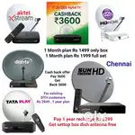 AIRTEL DTH ! TATÀ ! SUNDIRECT ! PLÀY ! DISHTV ! VIDEOCON D2H ! LED TV