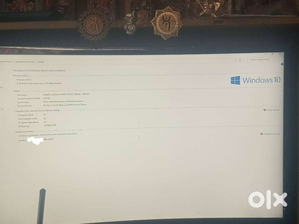 ONLY COMPUTER FULL SET AND TABLE NOT WIFI AND SPEAKER